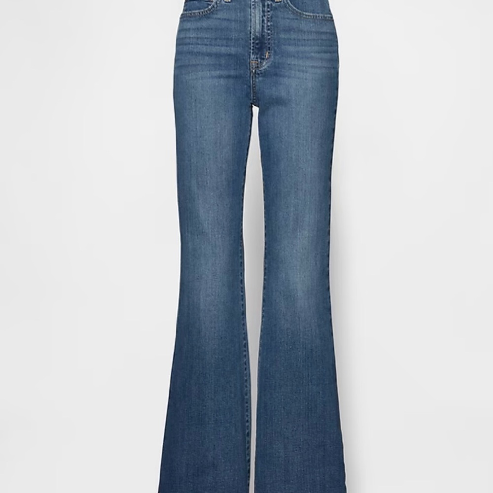 GAP Women's Classic Blue 70’s Flare High Rise Jeans